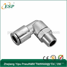 ESP pneumatic push in male female metal brass 3/8 thread elbow air hose swivel fittings